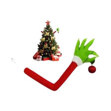 Imagem de Decorações De Natal Para Árvore De Natal Com Monstros De Pelúcia Verde