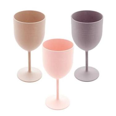 Imagem de Taça de bambu Ecológico PP lines sortida - 330ml - Lyor Presentes , Ci