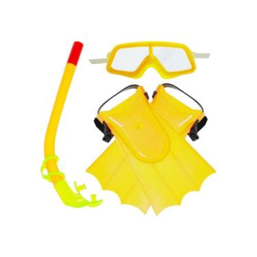 Imagem de Kit Máscara De Mergulho Com Snorkel Pé De Pato Infantil - Art Sport, A