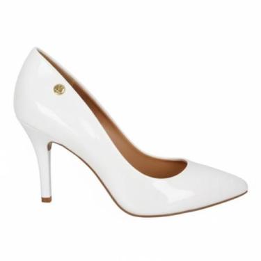 Imagem de Scarpin Scarpan Feminino Vizzano Alto Salto Elegante 1184.1101, Branco
