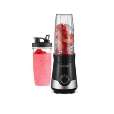Imagem de Liquidificador shake 2 copos 300w 220v - Multi Home, Preto e Prata, 22