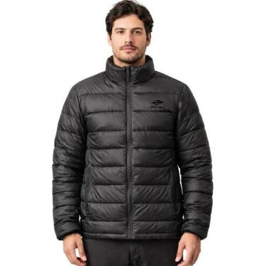 Imagem de Jaqueta Puffer Mormaii com bolsos Masculino Adulto Ref. 574850, Preto,