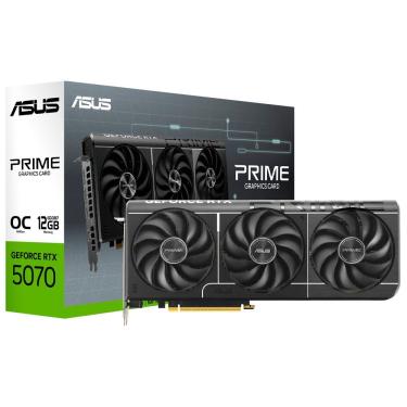 Imagem de Placa de Vídeo Prime Oc 12GB Geforce RTX5070 GDDR7 PRIME-RTX5070-O12G para Games e Criação Asus