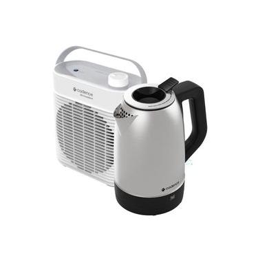 Imagem de Kit Aquecedor Miniconfort AQC440 com Chaleira Elétrica Pure Inox CEL810 220V Cadence