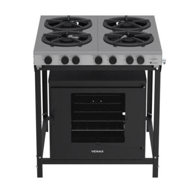 Imagem de Fogão a Gas Industrial 4 Bocas Venax FFI430-2 Gourmet