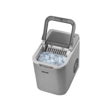 Imagem de Máquina De Gelo Suggar Portátil 12kg/dia 120W 127V Prata - MG1501PR, P