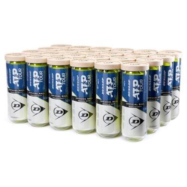 Imagem de Bola de Tênis Dunlop ATP Caixa com 24 Tubos