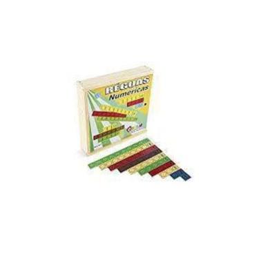 Imagem de Reguas numericas mdf 61pcs cx.mad - CARLU BRINQUEDOS