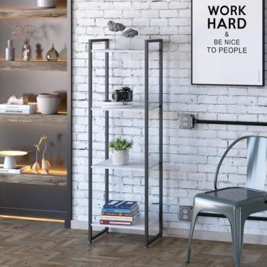 Imagem de Estante de Livros Industrial 45CMX146CM Multiuso 4 Prateleiras Dynamic