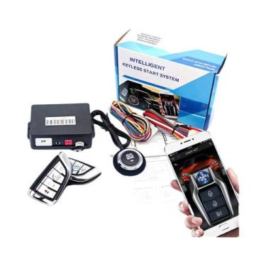 Imagem de Sistema De Alarme Para Carro Com Chave Inteligente Universal E Kit De 