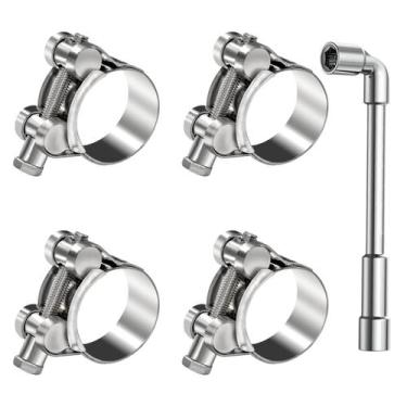 Imagem de Braçadeiras de mangueira T-bolt smseace 304 de aço inoxidável 26-28mm 