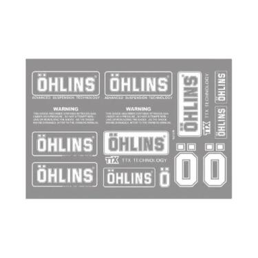 Imagem de Adesivo Transparente Para Amortecedor De Motocicleta Ohlins, Decalque 