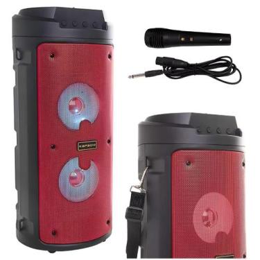 Imagem de Caixa de Som Bluetooth Torre Portátil Ultra Booster com Microfone  Pot