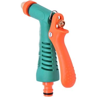 Imagem de Esguicho Pistola 109673 Jato Regulável 1-2 Pol Corpo em Zamac e Plástico Inox Kala