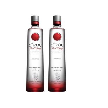 Imagem de Kit Vodka Ciroc Red Berry 750ml 2 unidades