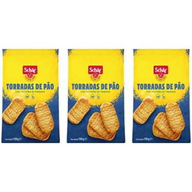 Imagem de Kit 3 Torradas de Pão Com Fibras Sem Glúten Sem Trigo Schar