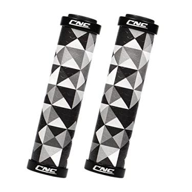 Imagem de Tachiuwa Guiador de Antiderrapante de 130 Mm de Comprimento, Tubo de Proteção, Punhos de Silicone, Capa de Externa, Branco preto