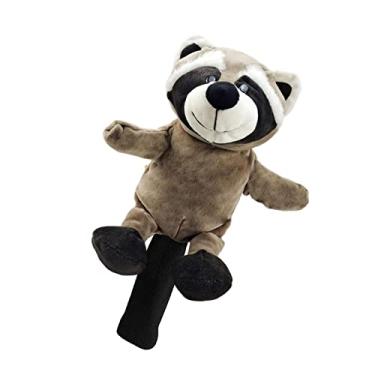 Imagem de Fancyes Capa protetora de madeira para cabeça de taco de golfe para tacos de golfe para presentes de aniversário, Guaxinim