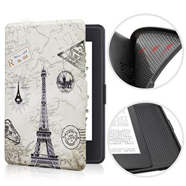 Imagem de CCOO A capa serve para o novo Amazon Kindle Paperwhite [11ª geração, versão 2021], capa macia de TPU (poliuretano termoplástico) premium, função hibernar/despertar automática inteligente