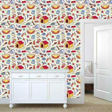 Imagem de Papel de Parede Adesivo - Pet-Shop - 067