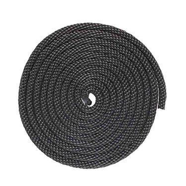 Imagem de Corda de nylon trançado sólida West Coast Paracord – Corda multiuso para comerciais, âncoras e artesanato (3/8" x 50 pés, preto)