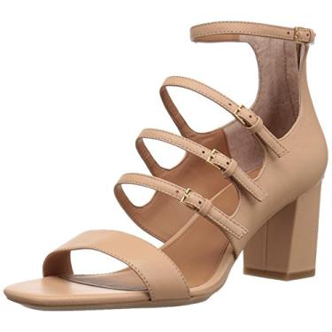 Imagem de Calvin Klein Sandália feminina de salto Caz, Bege, 6