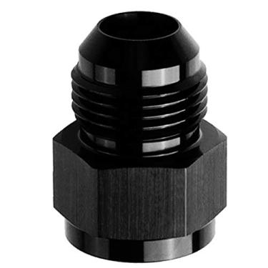 Imagem de Adaptadores de ajuste de mangueira de combustível unido redutor/extensor de flare macho 6AN fêmea para 10AN Alumínio preto