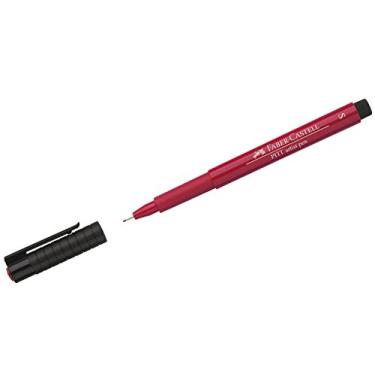 Imagem de Faber-Castell Caneta artística Pitt de ponta fina superfina - vermelho escarlate profundo (219) 1,5 mm