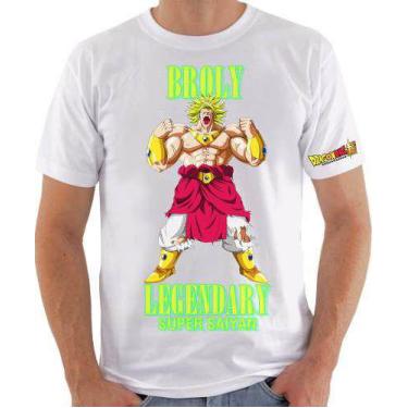 Camisa Camiseta Blusa Anime Dragon Ball Broly Filme