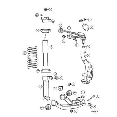 Imagem de Mopar 52109885AE MOLA FRONTAL BOBINA