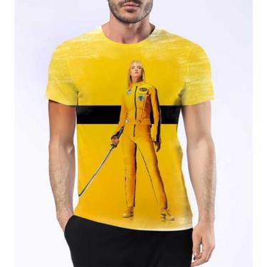Imagem de Camisa Camiseta Kill Bill Filme Amarelo Espada Vingança 10 - Estilo Kr