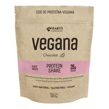 Imagem de Protein Shake Vegana Chocolat Harts Natural 360G - Harts