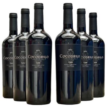 Imagem de Vinho Cocodrilo Blend (Corte)  Kit Com 6 Garrafas  Oferta - Viña Cobos