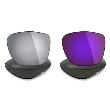 Imagem de 2 pares de lentes polarizadas de substituição da Mryok para óculos de sol Oakley Two Face XL – Opções