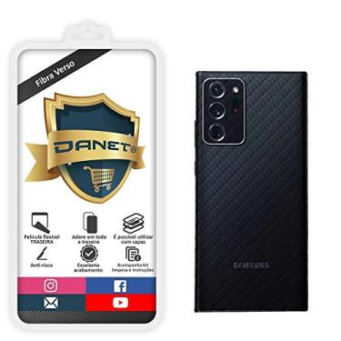 Imagem de Pel�cula Fibra De Carbono Gel Flex�vel Traseira Verso Para Galaxy Note 20 Ultra com Tela de 6.9" - Prote��o Que Adere E Cobre Toda A Parte Traseira do Aparelho - Danet