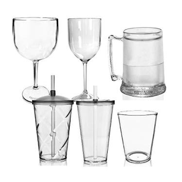 Imagem de Kit Completo para Churrasco - Taças, Copos e Canecas - 6 Peças