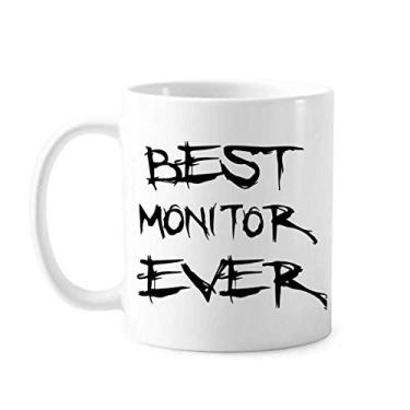 Imagem de Best Moniter Ever Caneca de cerâmica para café e porcelana da temporada de formatura