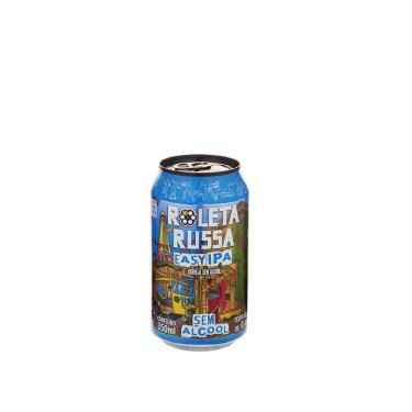 Imagem de Cerveja Artesanal Roleta Russa Easy IPA Lata S/ Gluten e S/ Álcool 350ml