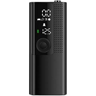 Imagem de Bateria Do Compressor De Ar - Inflador De Bomba De Pneu Carros Caminhões Bicicletas Bolas Bicicletas, Mini Bomba De Pneu Inflador Compressor Kit Compacto, Compressor De Ar Casa, Compressor De Ar D