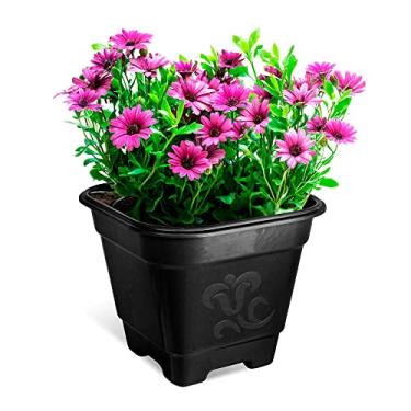 Imagem de Vaso de Plantas Quadrado Grande 30x30x29 Preto 25295 Arqplast