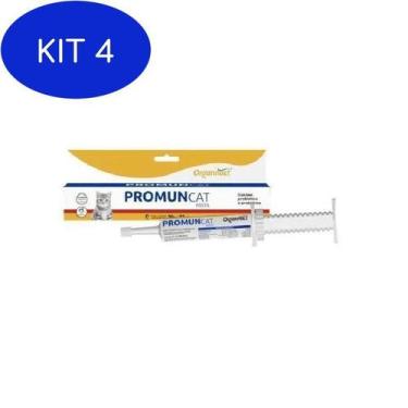 Imagem de Kit 4 Promun Cat Pasta Organnact - 30 Gr