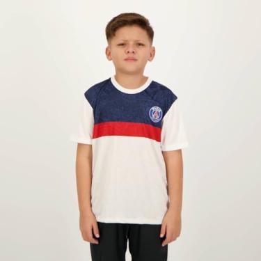 Imagem de Camisa PSG Cap Infantil Branca