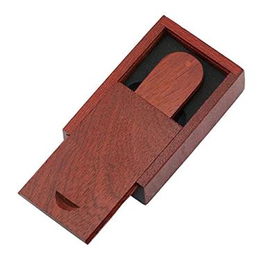 Imagem de Caixa de madeira de 128 GB USB 8 GB Flash Drive USB Pen Drive Pen Drive Pen Drive USB 2.0 Pen Drive Data Storage Zip Drive PenDrive Armazenamento externo (vermelho)