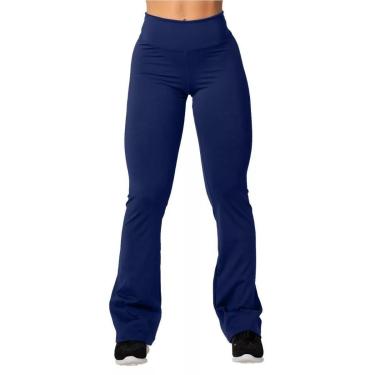 Imagem de Calça Flare Bailarina Boca de Sino Peluciada Térmica Cintura Alta-Feminino