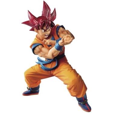 Boneco Articulado Dragon Ball Super Sayadin Blue Goku Fun