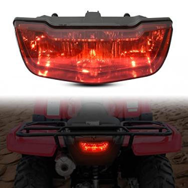 Imagem de Conjunto de luz traseira de LED vermelho ATV para Honda TRX 420 500, luz traseira de freio SAUTVS para Honda TRX 420 500 FA Rancher Foreman 2007-2022 Acessórios (1 peça, substitui #33700-HP5-A50)