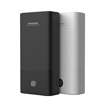 Imagem de Carregador Portátil Power Bank 30000 mah Turbo Bateria Pineng PN-899 Anatel (Branco)