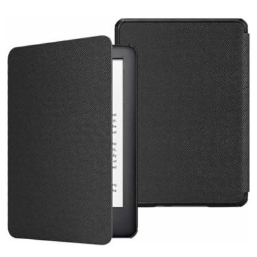 Imagem de Case Kindle 11ª Geração Paperwhite 2021 M2l4ex 6.8 + Película DM ACESSÓRIOS (Preto)