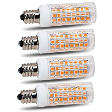 Imagem de Lâmpada LED e11 100w Equivalente regulável, Branco Quente Pacote com 4