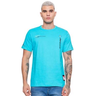 Imagem de Camiseta Masculina Onbongo Azul Turquesa ON093
